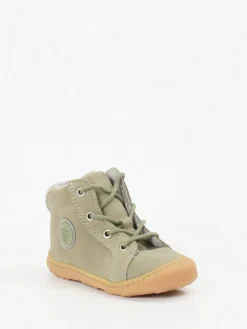 Kinder Ricosta – Lauflernschuh aus Nubukleder salbei