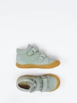 Kinder Ricosta – Lauflernschuhe aus Nubukleder salbei