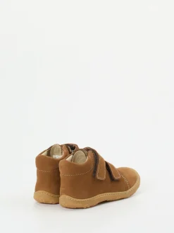 Kinder Ricosta – Lauflernschuhe aus Nubukleder cognac