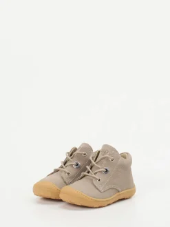 Kinder Ricosta – Lauflernschuhe aus Nubukleder beige