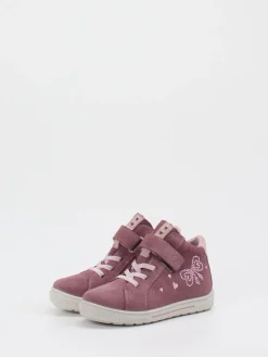 – Mid-Cut Sneaker aus Veloursleder Altrosa*Ricosta Hot