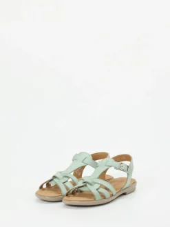 Kinder Ricosta – Riemchensandale aus Nubukleder Mint