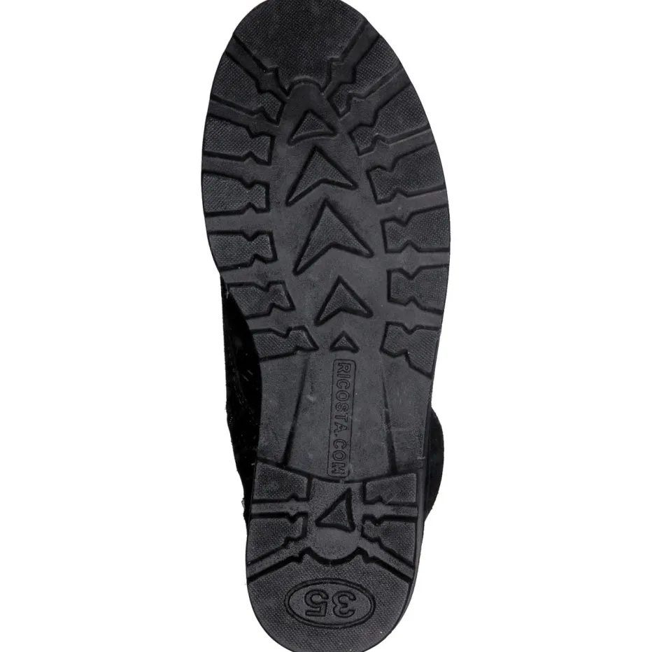 Kinder Ricosta – Schnürboots aus Veloursleder