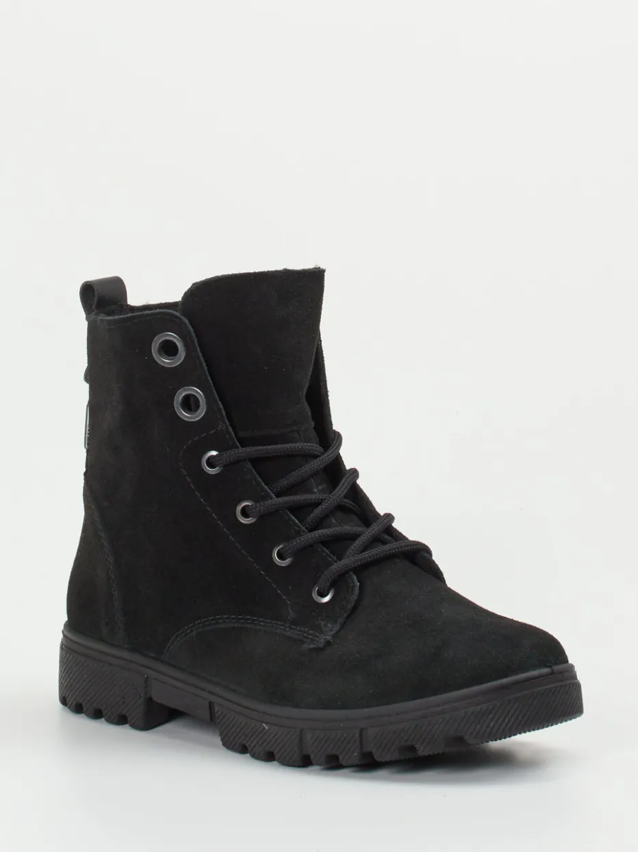 Kinder Ricosta – Schnürboots aus Veloursleder