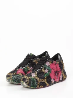 Damen Rise – Low-Top Sneaker aus Textil mit Strassbesatz