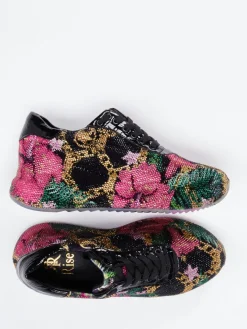 Damen Rise – Low-Top Sneaker aus Textil mit Strassbesatz