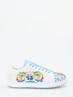 Herren Rise – Sneaker aus Leder mit Allover-Grafikprint