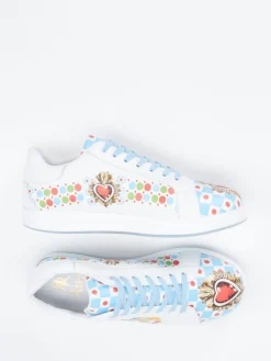 Herren Rise – Sneaker aus Leder mit Allover-Grafikprint