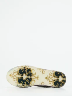 Damen Rise – Sneaker aus Metallicleder mit Strassbesatz