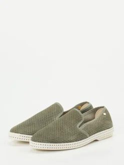 – Slip-On aus Veloursleder oliv*Rivieras
