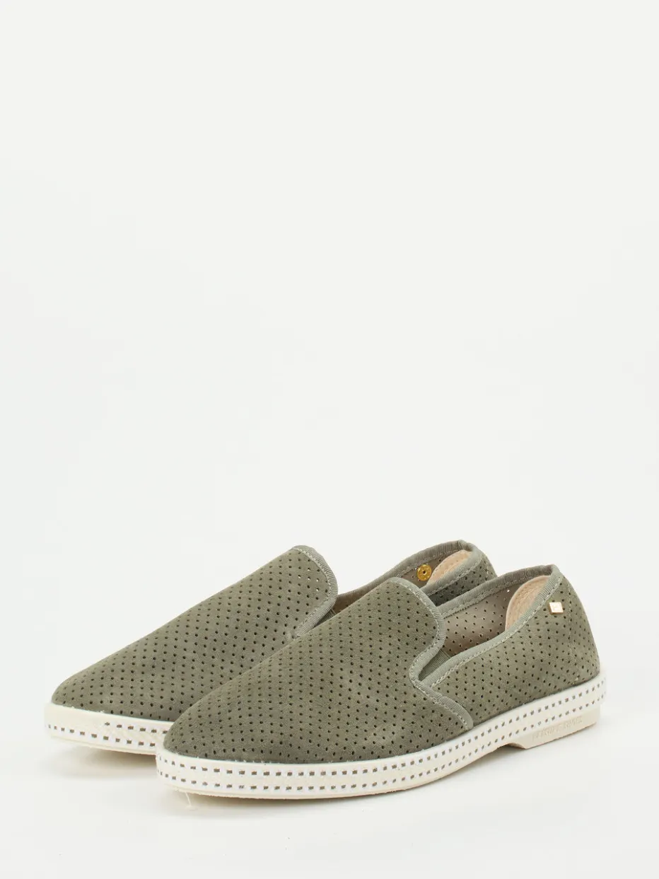 – Slip-On aus Veloursleder oliv*Rivieras