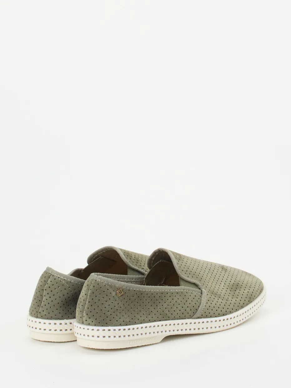 – Slip-On aus Veloursleder oliv*Rivieras