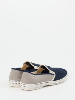 Herren Rivieras – Slipper aus Textil-Mesh in Dunkel