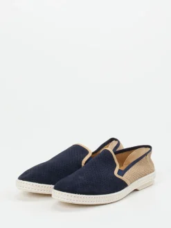 Herren Rivieras – Slipper aus Veloursleder Dunkel