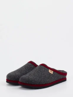 Damen Rohde – Filzpantoffeln aus Wollfilz in Anthrazit
