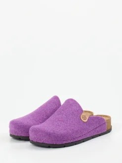 Damen Rohde – Filzpantoffeln aus Filz in Violett