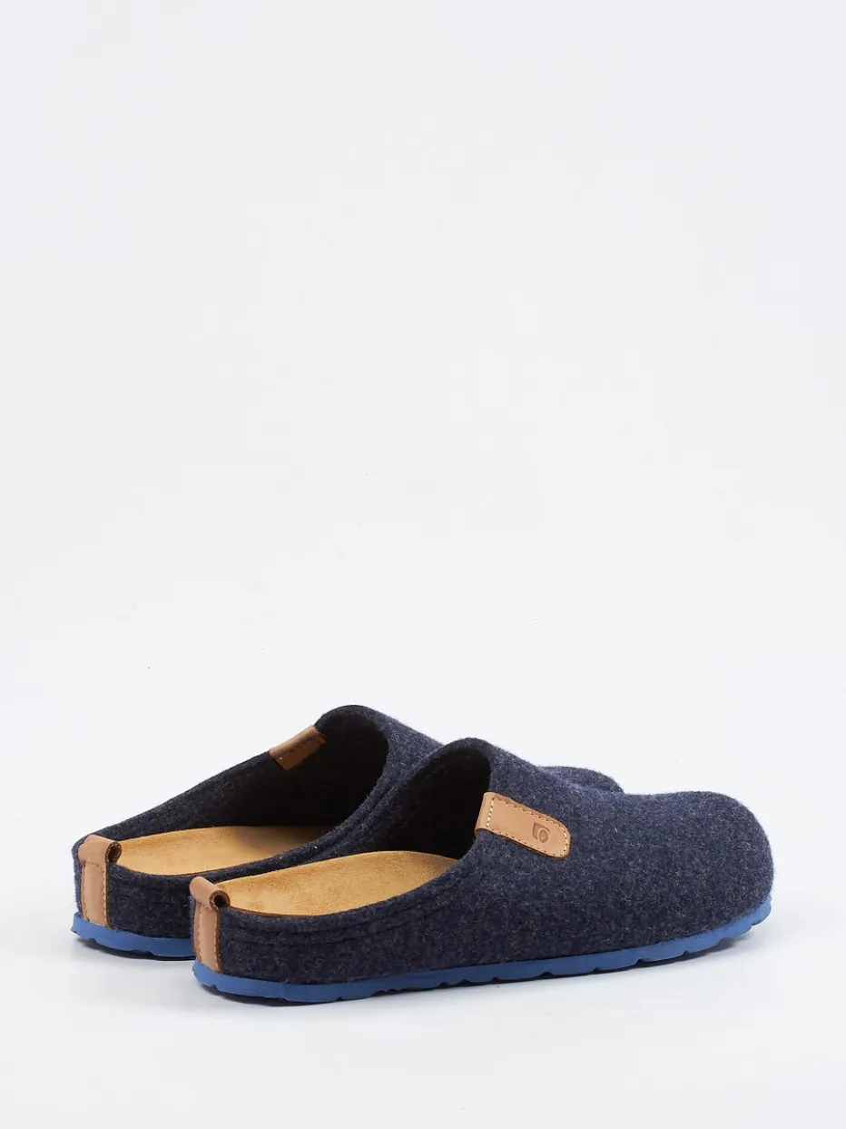 – Filzpantoffeln aus Filz in Dunkel*Rohde