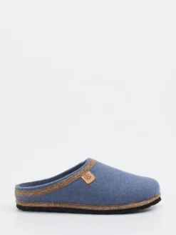 Damen Rohde – Filzpantoffeln aus Filz in Jeans