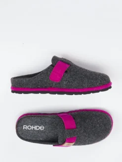 – Filzpantoffeln aus Filz in Anthrazit*Rohde Hot