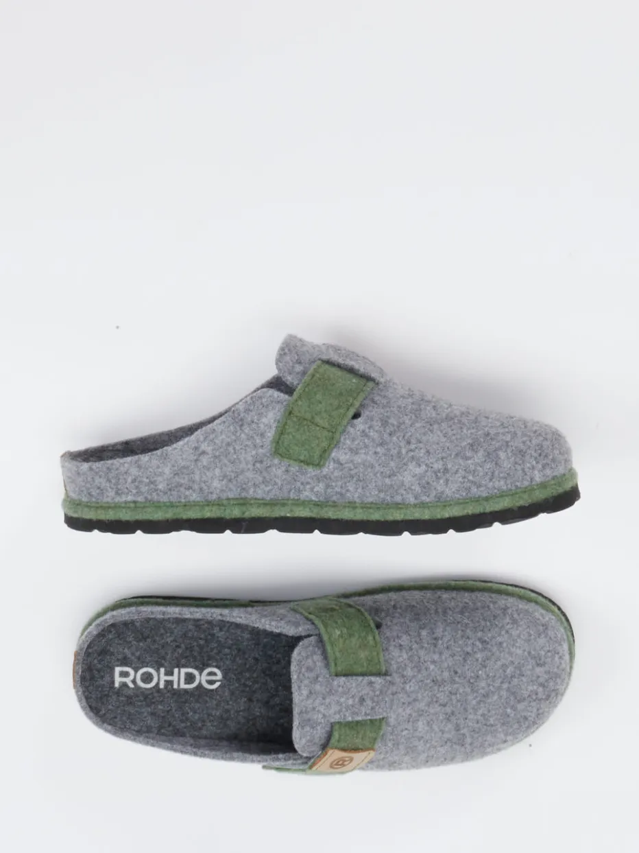 Damen Rohde – Hausschuh aus Filz Hell