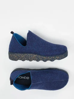 – Hausschuh aus Softfilz in Dunkel*Rohde