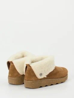 – Hausschuhe aus Veloursleder cognac*Rohde Sale