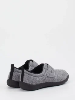 Damen Rohde – Klett-Hausschuh aus Filz hell