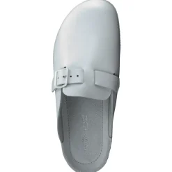 Damen Rohde – Komfort-Clog aus Kalbleder lichtgrau