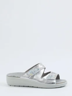 – Komfort-Pantolette aus Metallicleder*Rohde