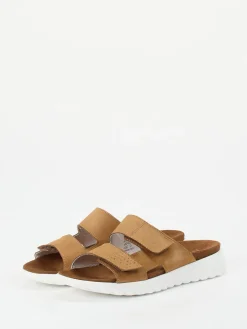 Damen Rohde – Komfort-Pantolette aus Nubukleder cognac