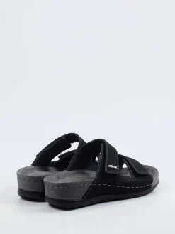 Damen Rohde – Komfort-Pantoletten aus Nubukleder