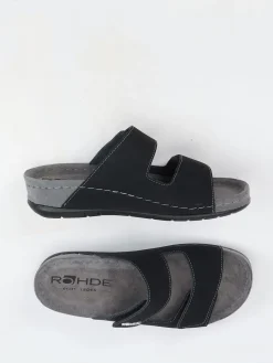 Damen Rohde – Komfort-Pantoletten aus Nubukleder