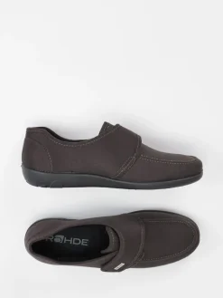 – Komfort-Slipper aus Textil Dunkelbraun*Rohde Sale