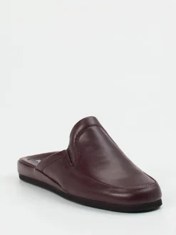 – Leder-Pantolette aus Kalbleder bordeaux*Rohde Clearance