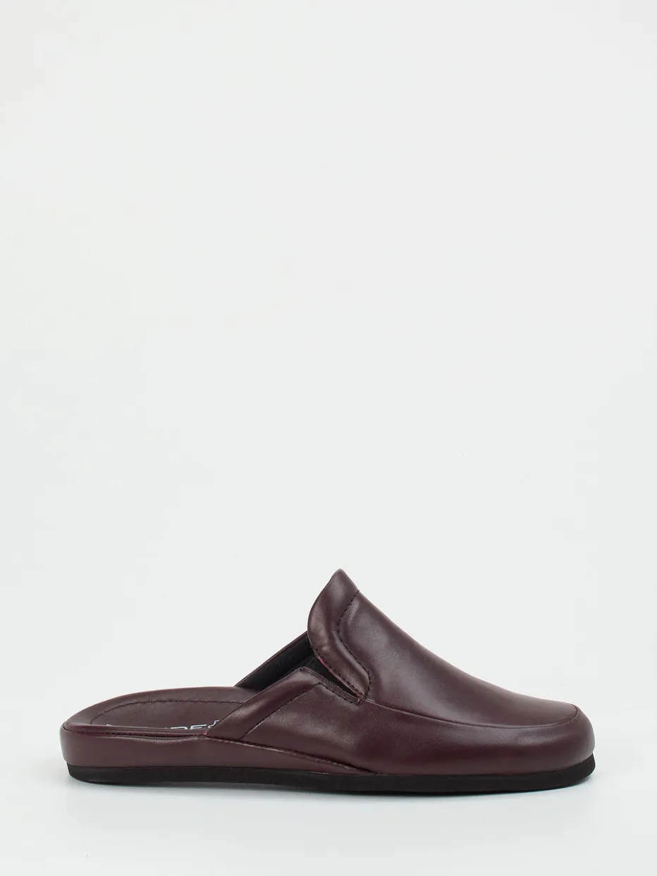 – Leder-Pantolette aus Kalbleder bordeaux*Rohde Clearance