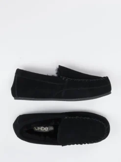 – Mokassin-Slipper aus Veloursleder*Rohde Clearance