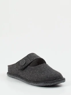 Damen Rohde – Pantoffel aus Filz in Anthrazit