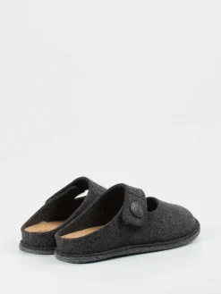 Damen Rohde – Pantoffel aus Filz in Anthrazit