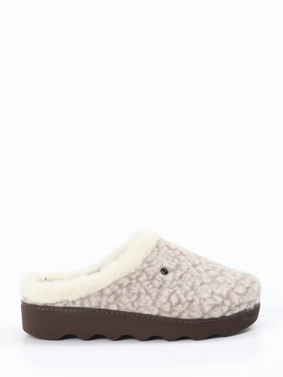 – Pantoffel aus Wollfilz in grau*Rohde