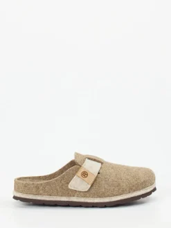 – Pantoffeln aus Filz in braun*Rohde