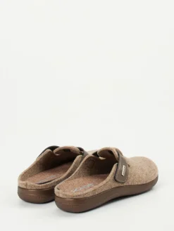 – Pantoffeln aus Filz in Beige*Rohde