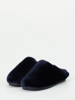 Damen Rohde – Pantoffeln aus Lammfell Dunkel