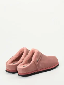 – Pantoffeln aus Veloursleder in Altrosa*Rohde Hot