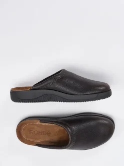 Herren Rohde – Pantolette aus Kalbleder Dunkel