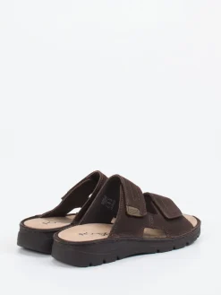 – Pantolette aus Nubukleder Dunkel*Rohde