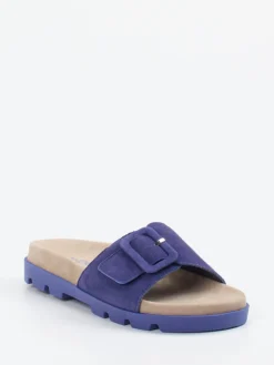 Damen Rohde – Pantolette aus Veloursleder Violett