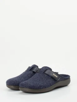 Damen Rohde – Pantoletten aus Filz in Dunkel