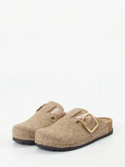 – Pantoletten aus Filz mit Echtleder-Innensohle*Rohde Best