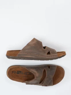 Herren Rohde – Pantoletten aus Juchtenleder