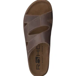 Herren Rohde – Pantoletten aus Juchtenleder